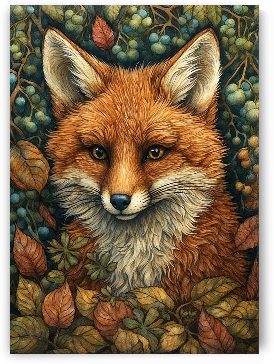 Enchanted Autumn Fox by Anne Laure GOUPIL