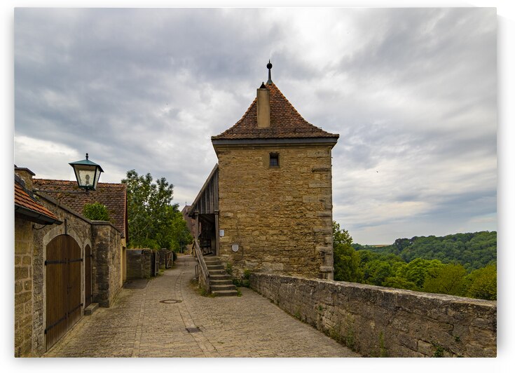 Rothenburg Old City Wall by Norma Brandsberg Photography