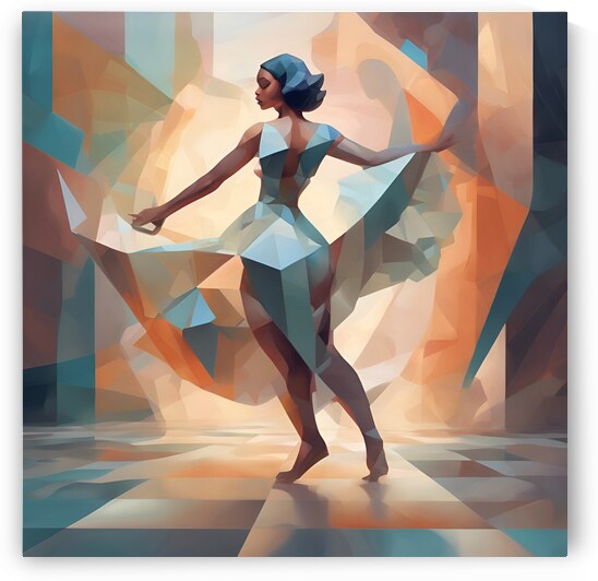  A Lo Fi female character in an ethereal dance  by waleed store
