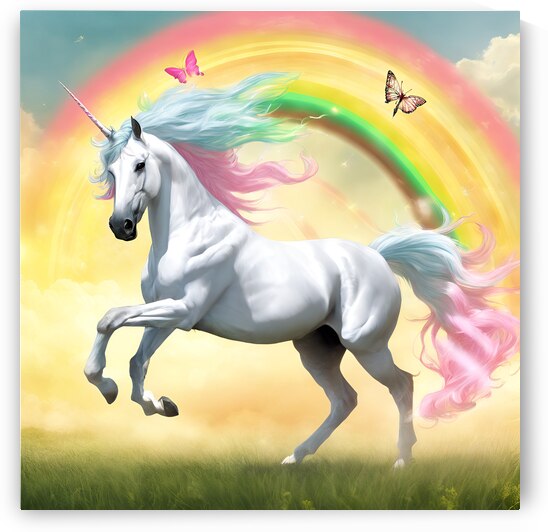 0 A stunning portrait of a majestic unicorn like by waleed store
