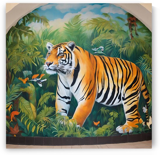 Painting a mural highlighting the beauty of end by abusalman