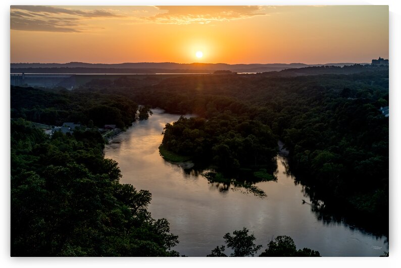 Lake Taneycomo Golden Moment by Jennifer White