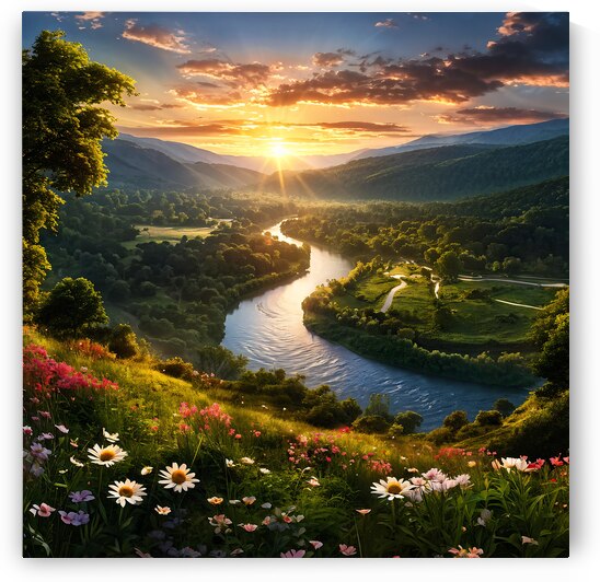 Sunset In The Mountains by Abdu innovations