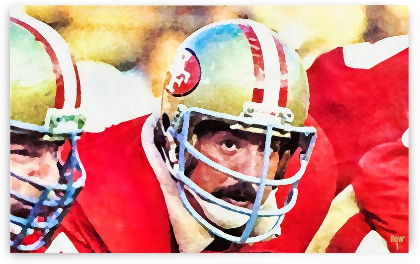 San Francisco 49ers Football Sideline Art by Row One Brand