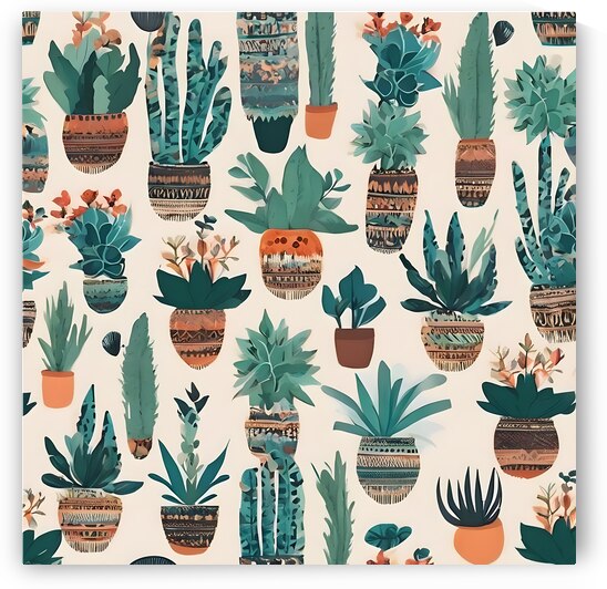 50492 Stunning pattern boho plants  xl 1024 v1 0 by Hala Etheridge