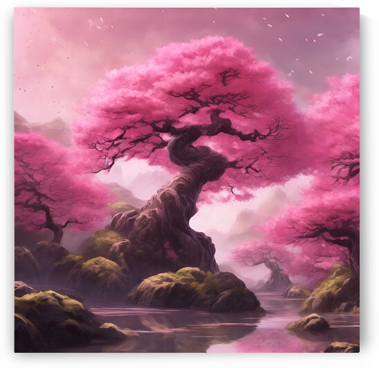  a japanese pink tree  sakura esrgan v1 x2plus 1 by Japanese reiji