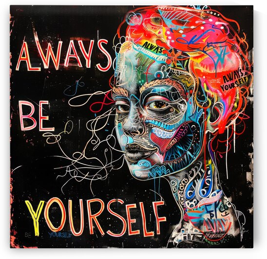 Always Be Yourself 4 by SykArt Designs