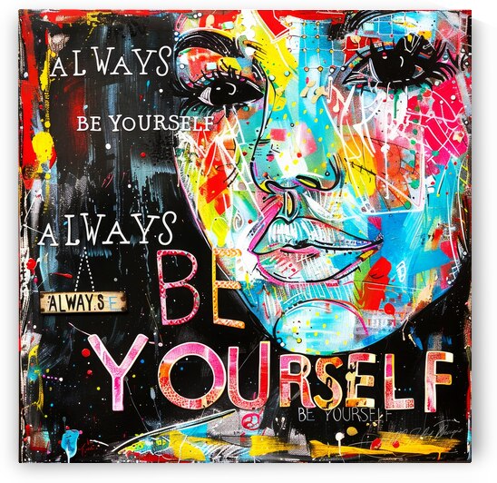 Always Be Yourself 10 by SykArt Designs
