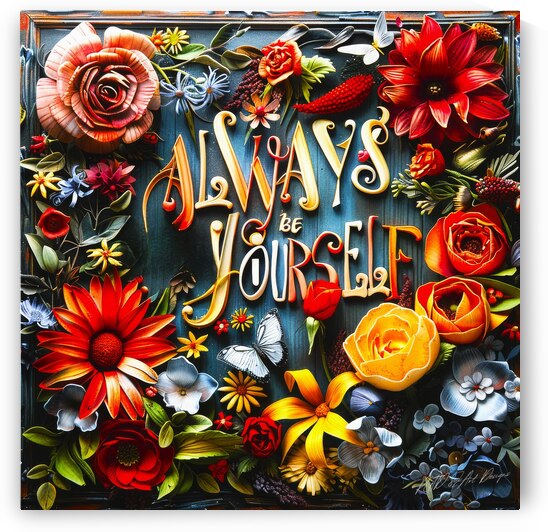 Always Be Yourself 9 by SykArt Designs