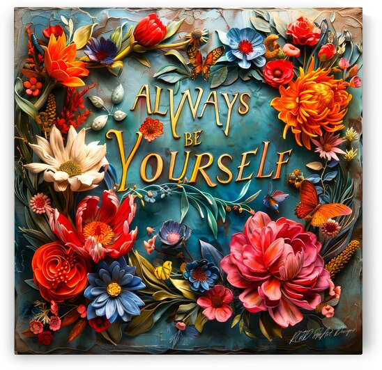 Always Be Yourself 11 by SykArt Designs