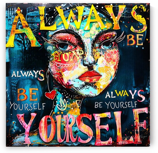 Always Be Yourself 3 by SykArt Designs
