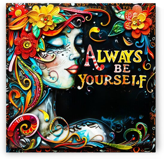 Always Be Yourself 2 by SykArt Designs