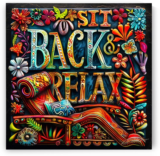Sit Back And Relax by SykArt Designs