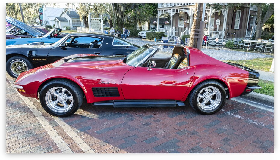 1971 Red C3 Corvette x1 5 by Rich Franco