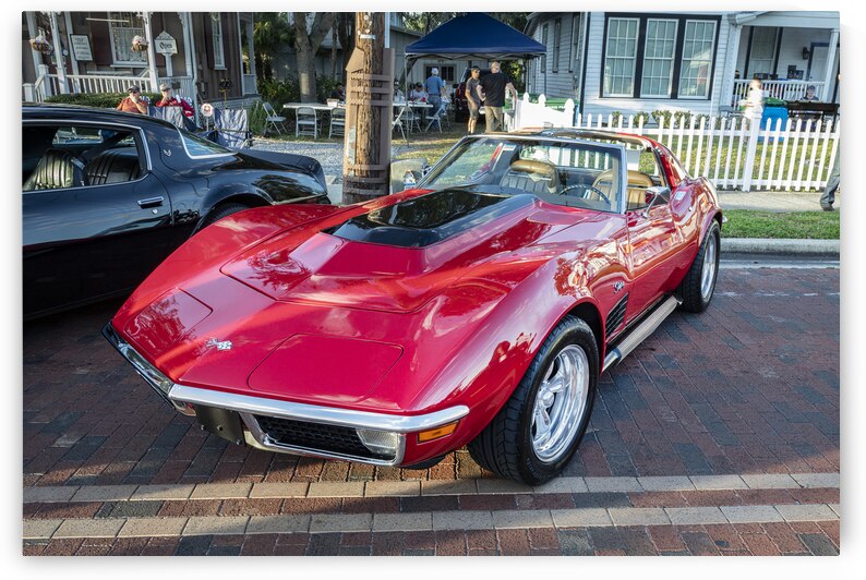 1971 Red C3 Corvette x1 8 by Rich Franco