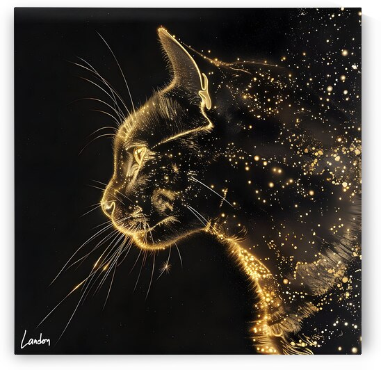 Cat Golden Glow 3 by Landon