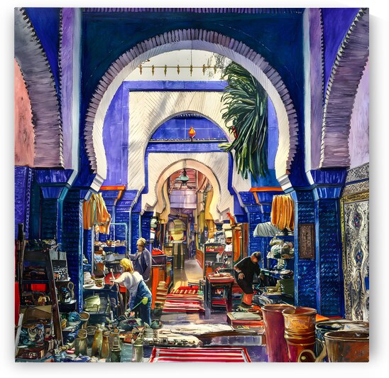 Moroccan Mosaic: Capturing the Essence of Daily Life by Sunsetsavvy