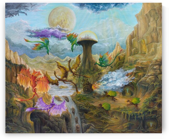 Dream Surrealism Fantasy Art Gregory Pyra Piro Oil Painting ref 748351 by Gregory Pyra Piro