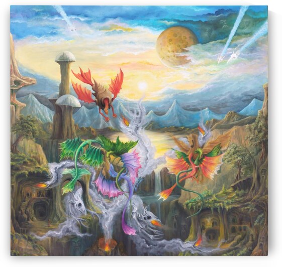 Magical Realism Fantasy Art Gregory Pyra Piro Oil Painting ref 847364 by Gregory Pyra Piro