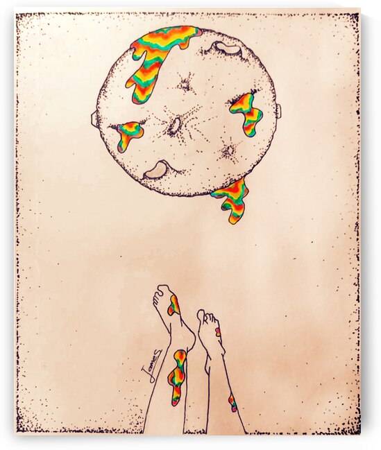 The Moon drips by Jamey Bester