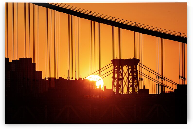 Manhatten Sun Rising by Geoffrey Prior