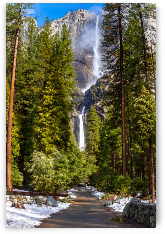 Yosemite Upper and Lower Waterfalls by Norma Brandsberg Photography