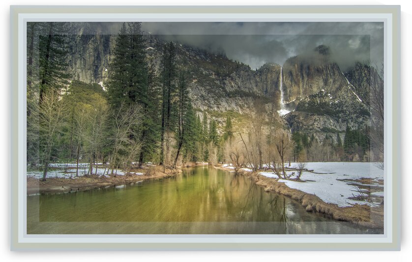 Bordered Yosemite Tunnel View by Norma Brandsberg Photography