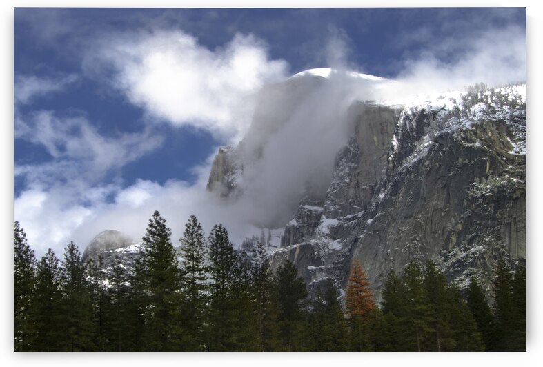 Yosemite Half Dome in Winter by Norma Brandsberg Photography
