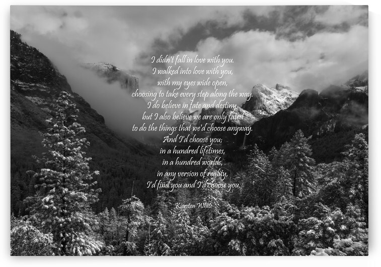 Walked in Love Poem by Norma Brandsberg Photography