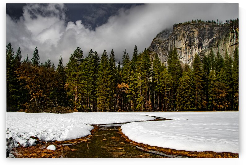 Yosemite Shrouded Half Dome by Norma Brandsberg Photography