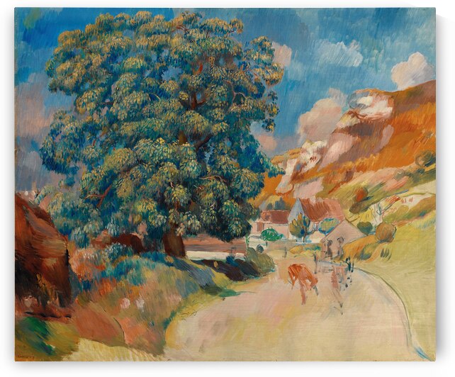 Pierre Auguste Renoir 1841 1919 Le Grand Arbre Au Bord De La Route 1886 by TOPARTGALLERY