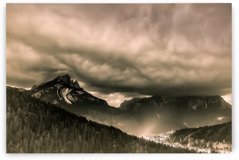 Impending Storms Over the Dolomites by Norma Brandsberg Photography