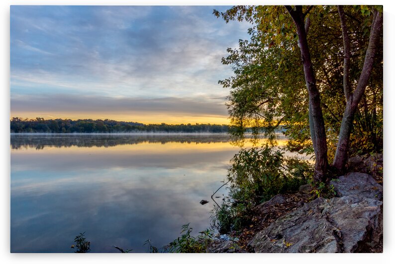 Morning Peace On The Lake by Jennifer White