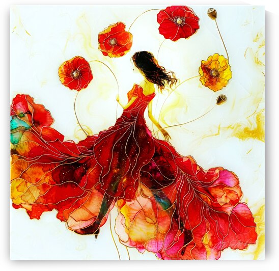 Proud Poppy by SykArt Designs