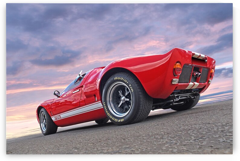 Red Hot Ford GT 40 by Gill Billington