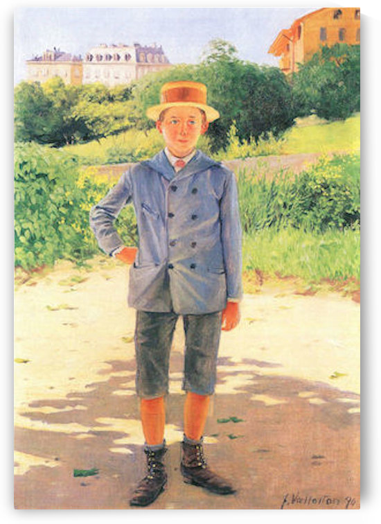 Portrait of a young Delisle by Felix Vallotton