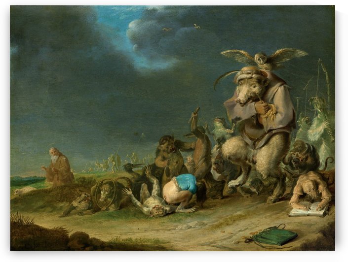 Temptation of Saint Anthony, 1629 by Cornelis Saftleven