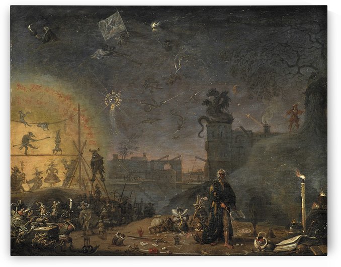 The Vision of the Sunday Child, 1660 by Cornelis Saftleven