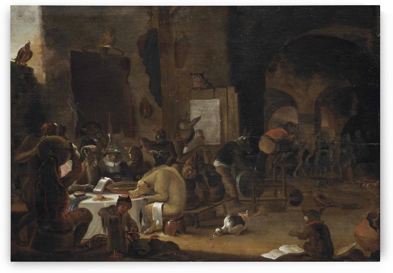 A sorcery scene by Cornelis Saftleven