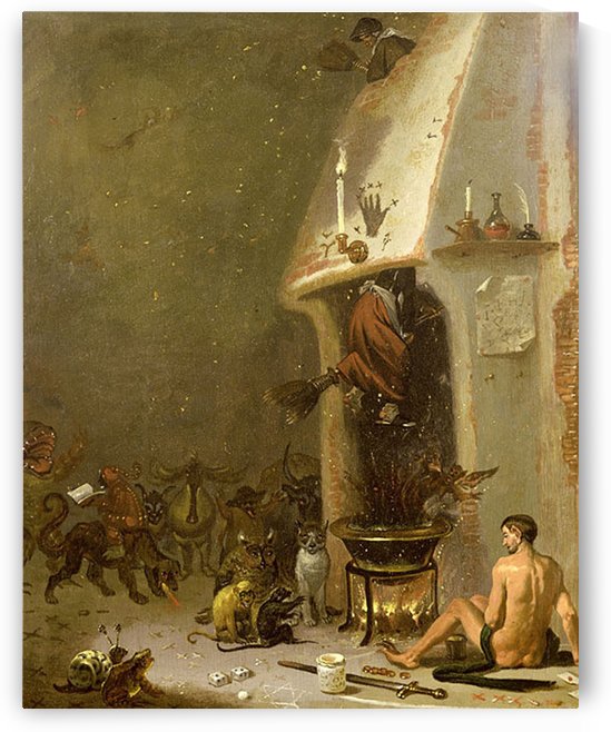 A witchs tavern, 1650 by Cornelis Saftleven