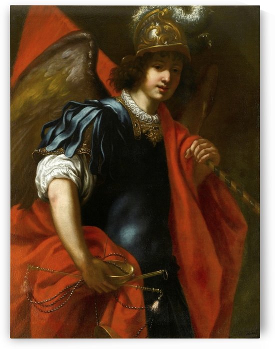 The Archangel Michael by Jacopo Vignali