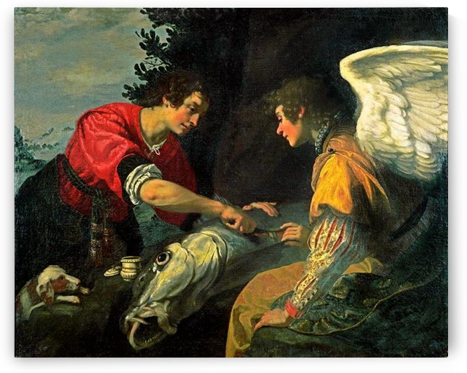 Tobias and the Archangel Raphael by Jacopo Vignali