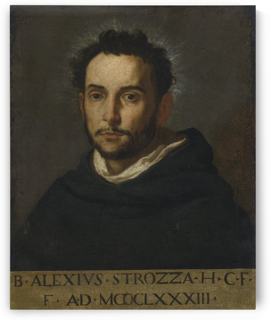 Portrait of Alessandro Strozzi, called Beato Alessio by Jacopo Vignali