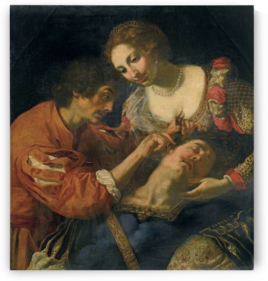 Samson and Dalila by Jacopo Vignali