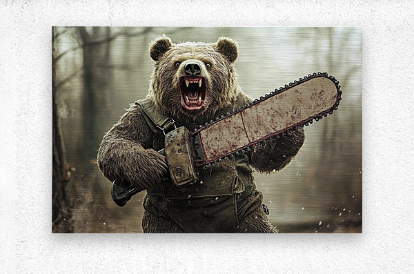 絵画。原画【Bear bought bread】 絵画。原画【Bear bought bread】