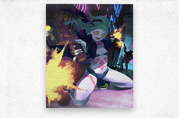 cyberpunk edgerunners by UlrikeRLowe Wall Art