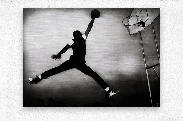 1985 Michael Jordan Nike Poster Card Remix Art Row One Brand