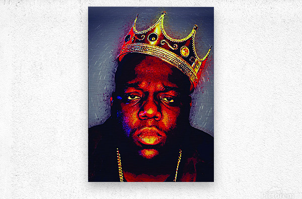 The Notorious B.I.G. 油絵 Biggie Smalls (Notorious B.I.G.): King of New York by