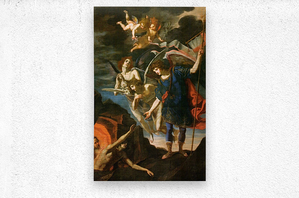 Saint Michael the Archangel releases souls from purgatory by