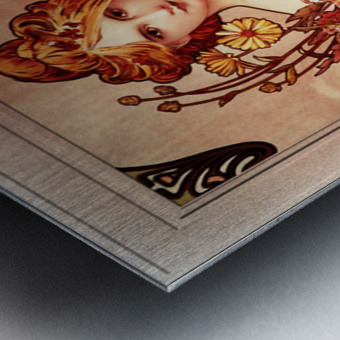 Spring The Golden Beauty by Alphonse Mucha Wall Decor